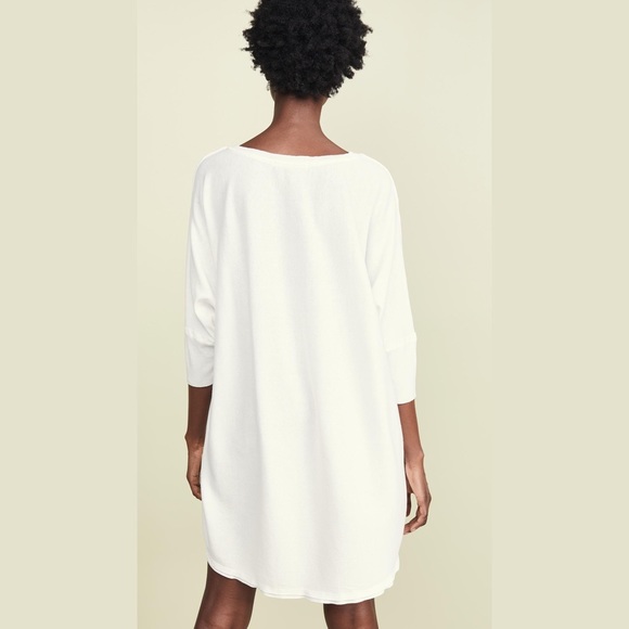 FREE PEOPLE CATCH WAVE TEE IVORY NWT BOHO LONG Style - Picture 2 of 3